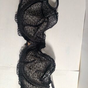 Beija London 32D Elegant Black Lace Bra